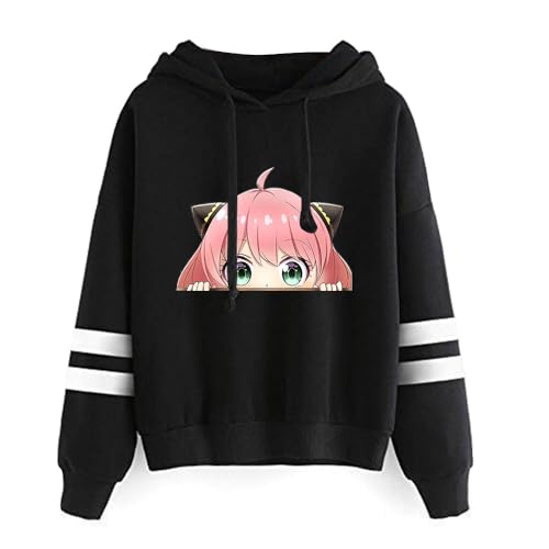 Herren Damen Spy x Family Kapuzenpullover Anya Loid Yor Forger Cosplay Hoodies für Jungen Mädchen Casual Sweatshirt von LKY STAR