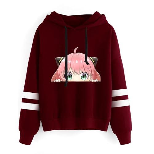 LKY STAR Herren Damen Spy x Family Kapuzenpullover Anya Loid Yor Forger Cosplay Hoodies für Jungen Mädchen Casual Sweatshirt LKY STAR Herren Damen Spy x Family Kapuzenpullover Anya Loid Yor Forger Cosplay Hoodies für Jungen Mädchen Casual Sweatshirt von LKY STAR