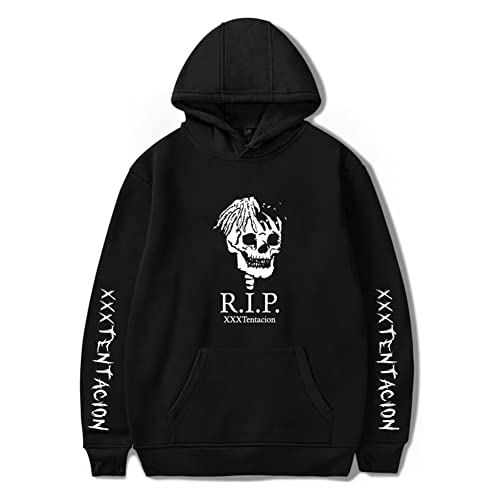 LKY STAR Herren Jungen Hoodies Xxxtentacion Sweatshirt Merch Hip-hop Langarm Kapuzenpullover für Damen Mädchen von LKY STAR