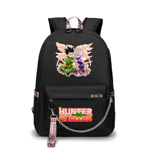 LKY STAR Hunter X Hunter Merch Anime Hisoka Rucksack,Große Kapazität Backpack für Herren Damen von LKY STAR