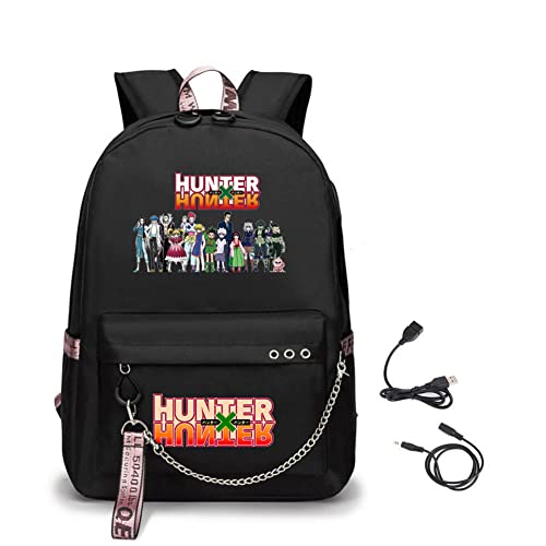 LKY STAR Hunter X Hunter Merch Anime Hisoka Rucksack,Große Kapazität Backpack für Herren Damen von LKY STAR