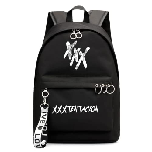 LKY STAR Mädchen Jungen Daypacks Xxxtentacion Rucksack Schulrucksack für Studenten Schulranzen für Universität Reisen Freizeit Arbeit von LKY STAR