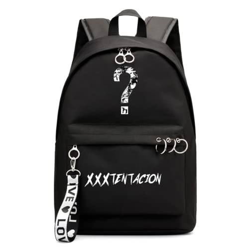 LKY STAR Mädchen Jungen Daypacks Xxxtentacion Rucksack Schulrucksack für Studenten Schulranzen für Universität Reisen Freizeit Arbeit von LKY STAR