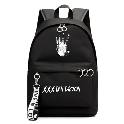 LKY STAR Mädchen Jungen Daypacks Xxxtentacion Rucksack Schulrucksack für Studenten Schulranzen für Universität Reisen Freizeit Arbeit von LKY STAR