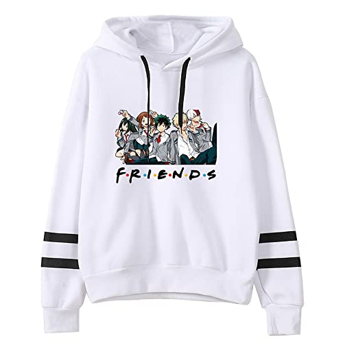 LKY STAR My Hero Academia Merch Anime Hoodies für Jungen Mädchen MHA Sweatshirt Izuku Midoriya Cosplay Kapuzenpullover XXS-4XL von LKY STAR