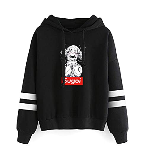 LKY STAR My Hero Academia Merch Anime Hoodies für Jungen Mädchen MHA Sweatshirt Izuku Midoriya Cosplay Kapuzenpullover XXS-4XL von LKY STAR