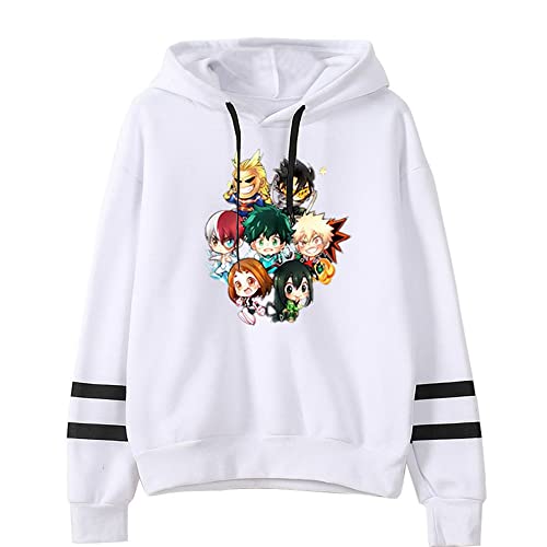 LKY STAR My Hero Academia Merch Anime Hoodies für Jungen Mädchen MHA Sweatshirt Izuku Midoriya Cosplay Kapuzenpullover XXS-4XL von LKY STAR