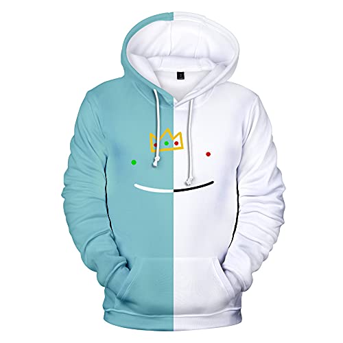 LKY STAR Ranboo My Beloved Merch Unisex 3D-Druck Hoodie Langarm Sweatshirt für Herren Damen Teens Harajuku Trainingsanzug Kleidung mit Tasche von LKY STAR