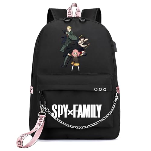 LKY STAR Spy x Family Merch Mädchen Jungen Daypacks Unisex Schultasche von LKY STAR