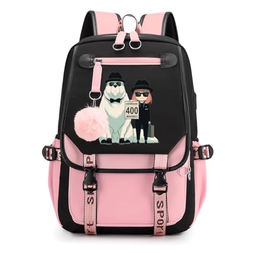 LKY STAR Spy x Family Schultasche Mädchen Damen Daypacks,Sehr Geeignet für Die Schule, die Reisen,22L von LKY STAR