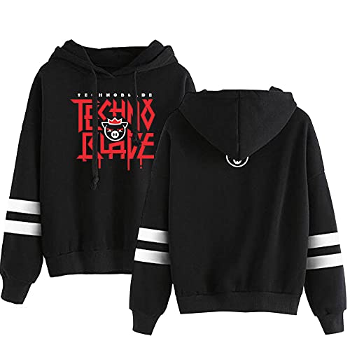 LKY STAR Technoblade Merch Sweatshirt für Jungen Mädchen Hoodie Pullover Kostüm Langarm für Männer und Frauen Kapuzenpullover von LKY STAR