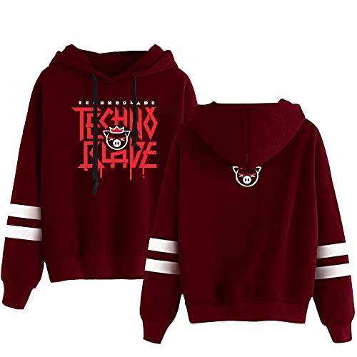 LKY STAR Technoblade Merch Sweatshirt für Jungen Mädchen Hoodie Pullover Kostüm Langarm für Männer und Frauen Kapuzenpullover von LKY STAR