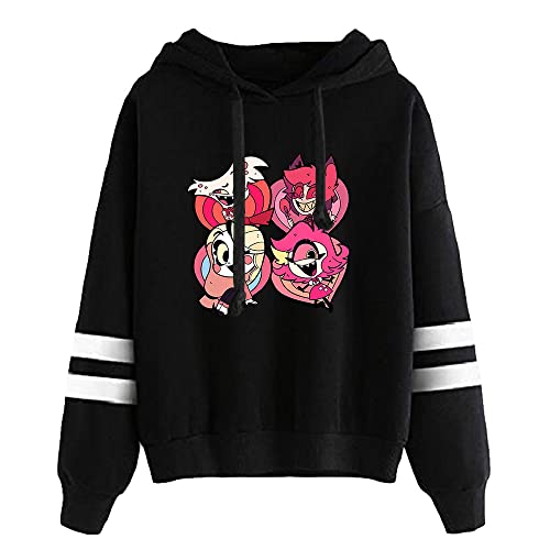 LKY STAR Unisex Kapuzenpullover Hazbin Hotel Sweatshirt Charlie Morningstar Vaggie Cosplay Costume Männer und Frauen Hoodie von LKY STAR