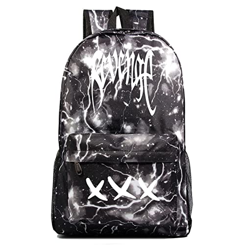 Xxxtentacion Schultaschen für Teenager, Lässig Rucksack Schulrucksack Damen Herren Daypacks für Universität Reisen Freizeit Arbeit von LKY STAR