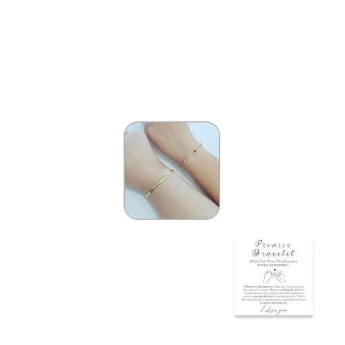 LKingel 2 Stück Paar-Armbänder, passendes Paar-Armband für Damen und Herren, kubanische Kettenglieder, Paar-Armbänder, Strass, passendes Armband für Paare, Valentinstagsgeschenk, Large, Legierter von LKingel