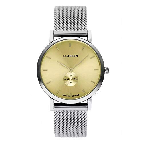LLARSEN Damen Analog Quarz Uhr mit Edelstahl Armband 144SYS3-MS3-18 von LLARSEN