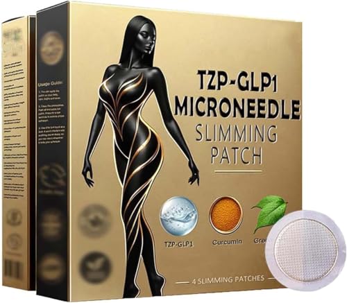 TODAHOF TZP-GLP1 Nano Microneedle Patch, 4PCS/Box Microneedle Patches, TODAHOF Microneedlepatch, Long-Lasting TZP-GLP1 Patch for Women and Men (4pcs) von LLDYAN