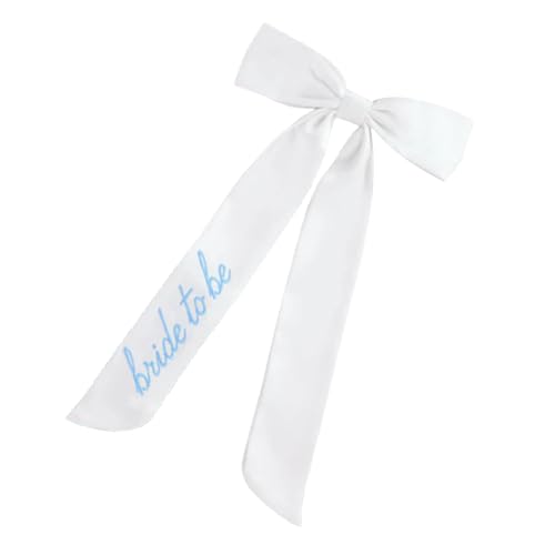 1 x Haarschleifen für Damen und Mädchen, einzigartiges Braut-Haar-Accessoire, Weihnachten, Geburtstag, Geschenke für einzigartige Hochzeit oder Junggesellinnenabschied von LLHCF