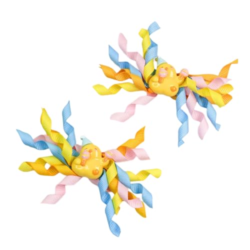 Bunte Haarspange mit Oster-Cartoon-Motiv, für Kinder und Jugendliche, Festival-Accessoire, Cotume-Haarnadel, Urlaubsmotiv-Haarteile von LLHCF