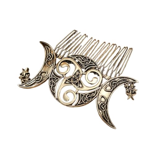 Eleganter Mond-Haarschmuck mit zarten hohlen Designs, modisches Damen-Haarteil, Haarschmuck für Frauen von LLHCF