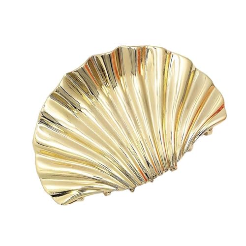 Elegantes Haar-Accessoire, Legierung, Muschel-Haarklammer, Haarteile, Haarschmuck für langes Haar, mit sicherem Halt von LLHCF