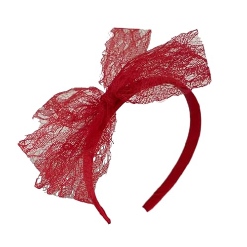 Haarreif mit Spitzenschleifen, für Mädchen, Dopamin, Kopfschmuck, Haarschmuck von LLHCF