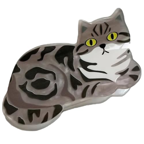 Internet Prominente Pferdeschwanz-Haarklammer mit Cartoon-Katzen/Hundeform, für Teenager, Zöpfe, Pferdeschwanz von LLHCF