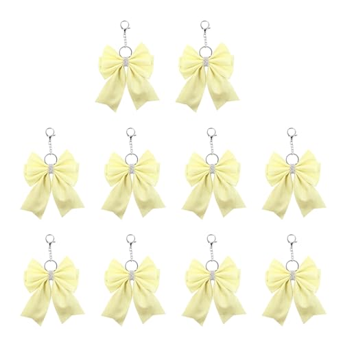 LLHCF Eleganter Schlüsselanhänger mit Strasssteinen, einzigartiger Schlüsselanhänger für Teenager und Mädchen, mit Strasssteinen, trendiger Taschenanhänger, Cheer Team von LLHCF