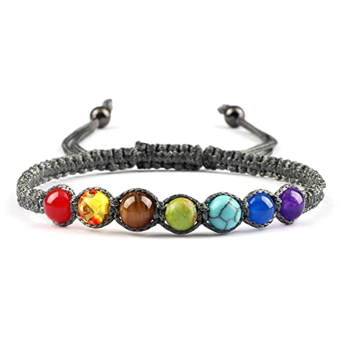LLHCF Natursteinperlen Armbänder Naturstein Geflochtene Armbänder Freundschaftsgeschenke Armbänder für Damen Herren Steine Armbänder LLHCF Natursteinperlen Armbänder Naturstein Geflochtene Armbänder Freundschaftsgeschenke Armbänder für Damen Herren Steine Armbänder von LLHCF