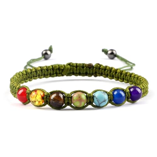 LLHCF Natursteinperlen Armbänder Naturstein Geflochtene Armbänder Freundschaftsgeschenke Armbänder für Damen Herren Steine Armbänder LLHCF Natursteinperlen Armbänder Naturstein Geflochtene Armbänder Freundschaftsgeschenke Armbänder für Damen Herren Steine Armbänder von LLHCF