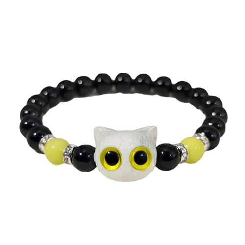 LLHCF Perlenarmbänder aus Kunstharz, Handkette, Handwerkskunst, bequeme Passform, Schmuck, Damen-Armband von LLHCF