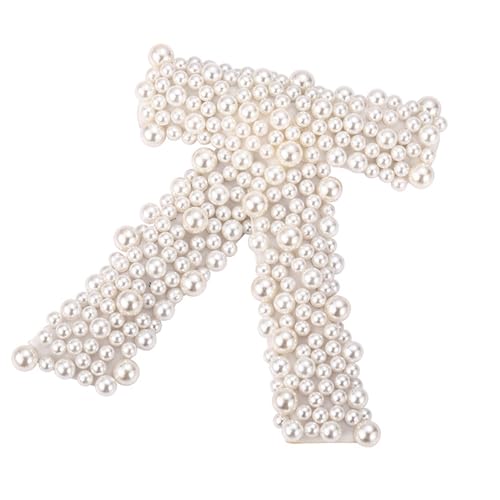 Luxuriöse Perlen Haarnadel Haarspange Mädchen Geburtstag Party Elegant Festzug Schleife Perlen Mädchen Hochzeit Kostüm Kopfbedeckung von LLHCF