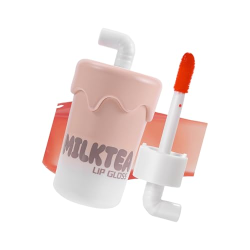 Matte Liquid Lipstick Lip Glaze Stain Milktea Lip Gloss Moisturizing Lip Tints Beautiful Lip Makeup Supplies For Woman von LLHCF