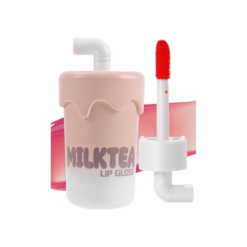 Matte Liquid Lipstick Lip Glaze Stain Milktea Lip Gloss Moisturizing Lip Tints Beautiful Lip Makeup Supplies For Woman von LLHCF