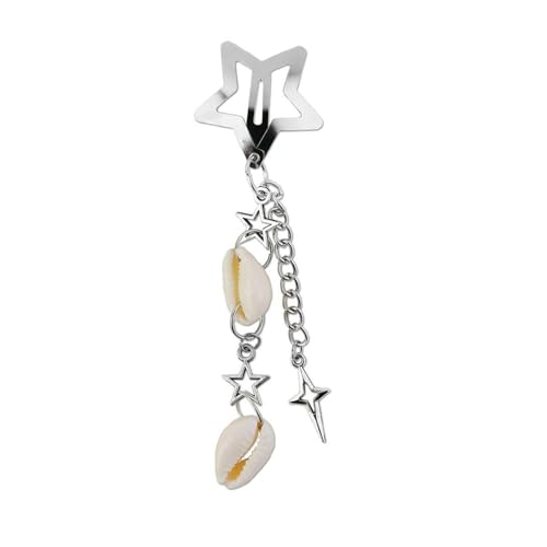 Modische Haarspange aus robuster Legierung mit Sternkette, Haarschmuck für Eleganz zu Freizeitkleidung und besonderen Anlässen Modische Haarspange aus robuster Legierung mit Sternkette, Haarschmuck für Eleganz zu Freizeitkleidung und besonderen Anlässen von LLHCF