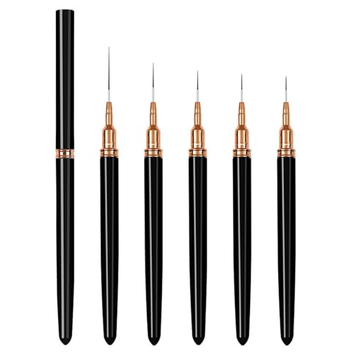 Nailart Liner Pinsel Set Designs Stift Malerei Werkzeuge Polish Nail Art Liner Pinsel Professional von LLHCF