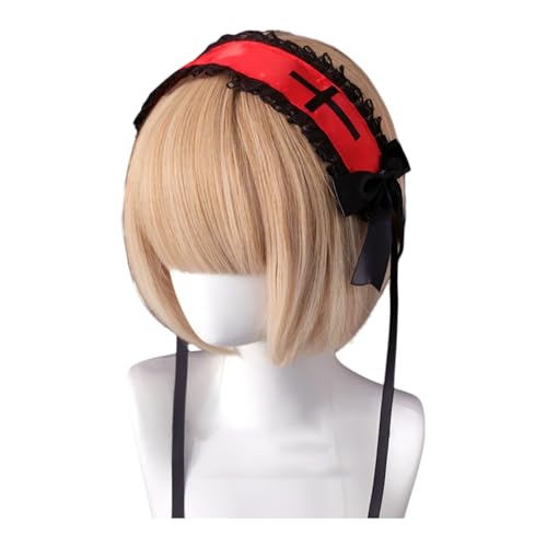 Spitzen-Stirnband mit Rüschen und Schleifendetails, das Ihren Look mit Raffinesse verschönert, geeignet für den täglichen Gebrauch und Festival von LLHCF