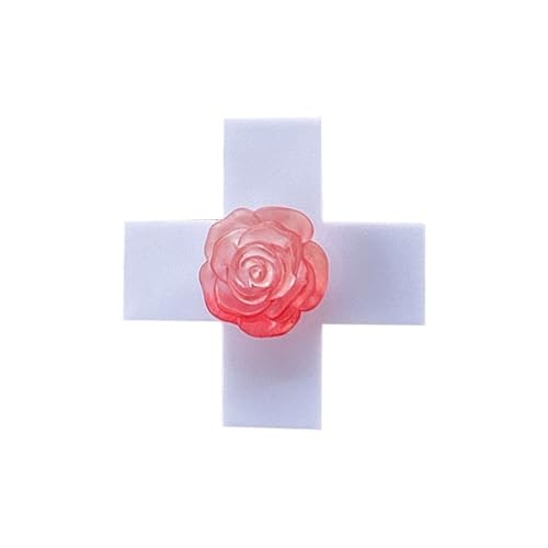 1/2pcs Rose Gekreuzte Haare Clip Side Pin Mode Barrettes Für Weibliche Und Teenager Mädchen Maskeraden Party Punk Kopfbedeckung von LLINthy