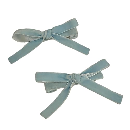 1Pair Bowknot Form Haarnadeln Heiße Mädchen Bowknot Haarclip Frühlingsfeste Haarclip Für Frauen Pferdeschwanz Haare Clip von LLINthy