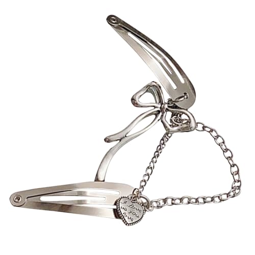 2000er Jahre Fransen Kette Bowknot Haarclip Mädchen Korean Haarnadel Modische Haarschmuck Haar Styling Clip Dekorative Sidepin 2000er Jahre Fransen Kette Bowknot Haarclip Mädchen Korean Haarnadel Modische Haarschmuck Haar Styling Clip Dekorative Sidepin von LLINthy