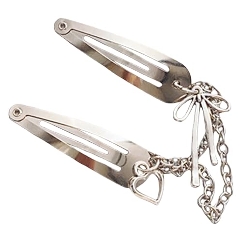 2000er Jahre Fransen Kette Bowknot Haarclip Mädchen Korean Haarnadel Modische Haarschmuck Haar Styling Clip Dekorative Sidepin von LLINthy