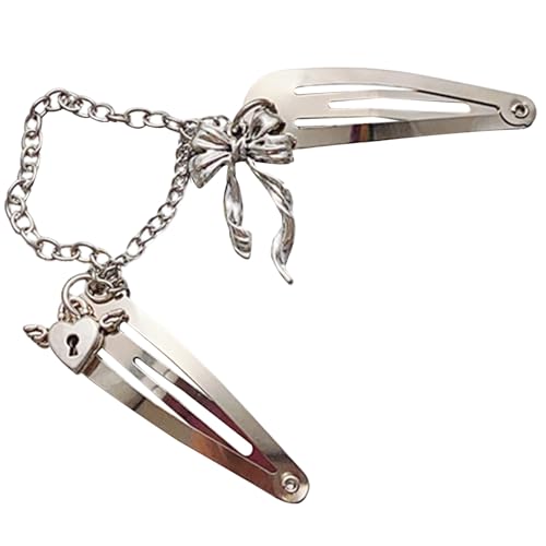 2000er Jahre Fransen Kette Bowknot Haarclip Mädchen Korean Haarnadel Modische Haarschmuck Haar Styling Clip Dekorative Sidepin 2000er Jahre Fransen Kette Bowknot Haarclip Mädchen Korean Haarnadel Modische Haarschmuck Haar Styling Clip Dekorative Sidepin von LLINthy