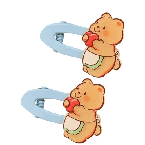 2pcs Schöne Butterbärshaarclip Für Erwachsene Kinder Kleine Mädchen Barrettes Geflecht Clip Haare Forming Werkzeug Seite Haarsperrte von LLINthy