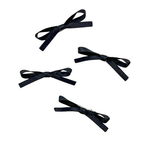 4pcs Bowknot Form Haarnadeln Heiße Mädchen Ribbon Bowknot Haare Make Up Haarclip Für Frauen Pferdeschwanz Haare Clip von LLINthy