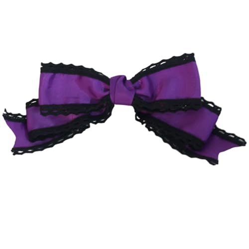Anime Maid Haarspange Kostüm Schleife Haarspange Cosplay Spitze Schleife Haarnadel Mädchen Mottoparty Seitenclip Kopfbedeckung von LLINthy
