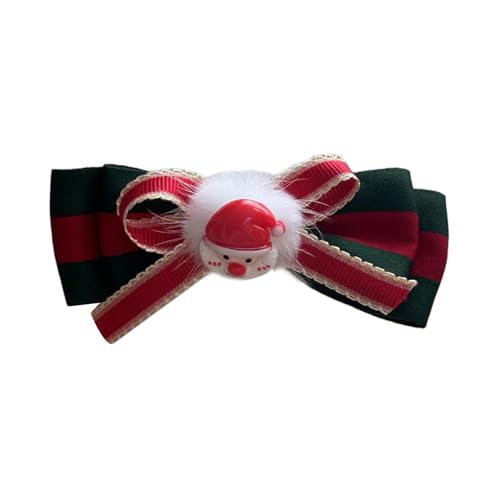 Beliebte Bowknot Haarclip Stoff Nicht Schlupfstarke Clip Weihnachten Themen Designs Für Frauen Und Kindertägliches Haarverzierung von LLINthy