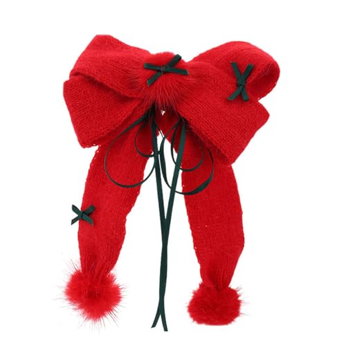 Bogenknotenform Haarnadeln Heiße Mädchen Langes Band/Strick Bowknot Haarclip Make Up Haarclip Für Frauen Pferdeschwanz Haare Clip von LLINthy