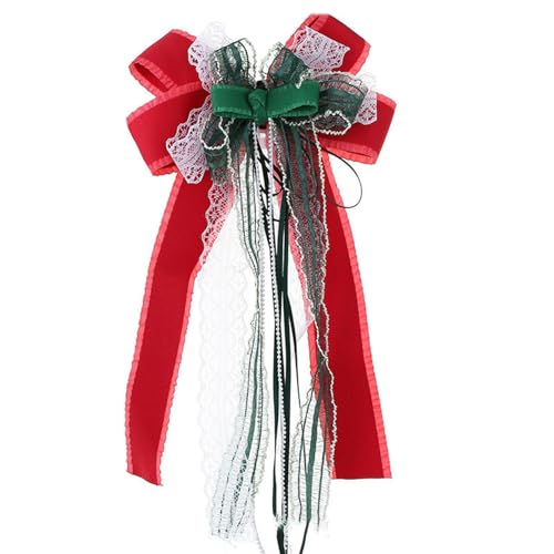 Bogenknotenform Haarnadeln Heiße Mädchen Langes Band/Strick Bowknot Haarclip Make Up Haarclip Für Frauen Pferdeschwanz Haare Clip von LLINthy