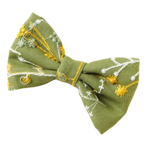 Bowtie Haarnadel Süße Bögen Haarclip Stickerei Elegant 2000er Jahre Trend Barrette Bündel Kopfbedeckung Süßer Cottagecore von LLINthy