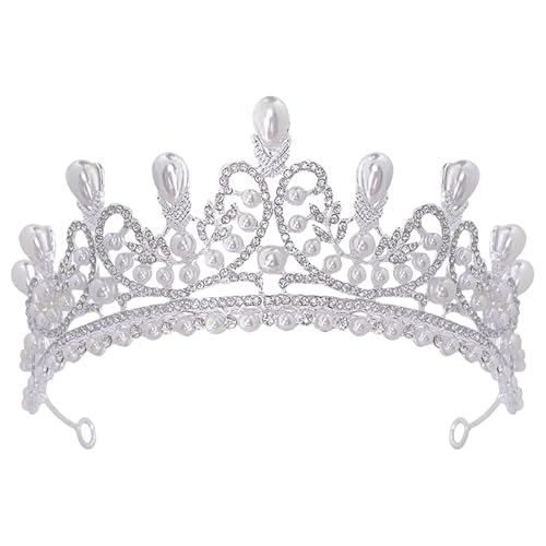Braut Kopfbedeckung Mit Schimmernden Strasssteinen Farbenfrohe Kristalle Tiaras Für Hochzeiten Und Partys Elegante Haarstück Geburtstagsfeier von LLINthy
